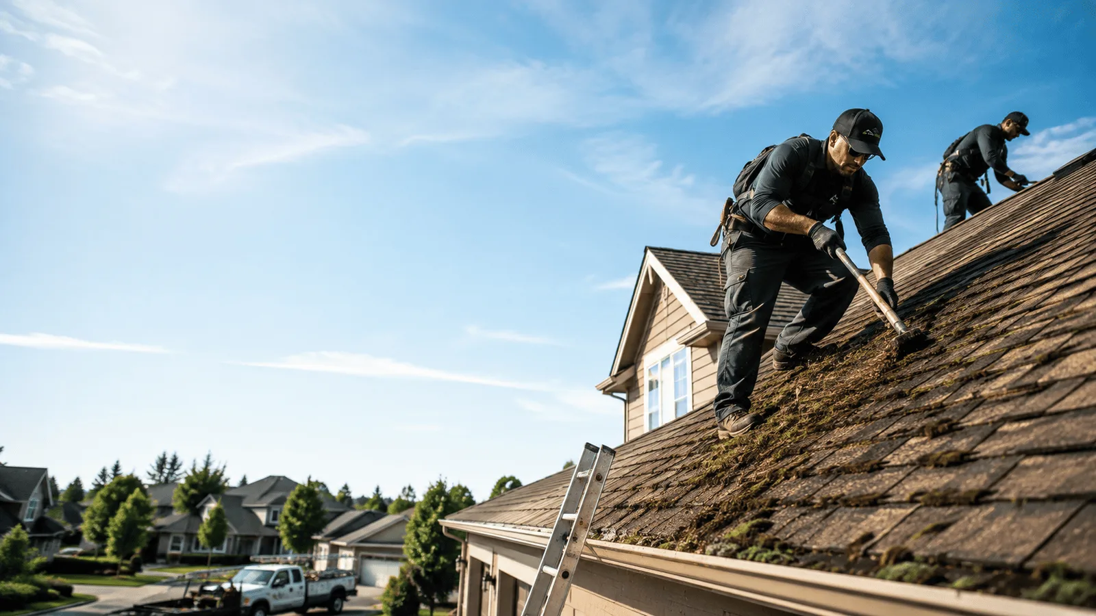 Roof Moss Removal in Carp Lake, MI near me